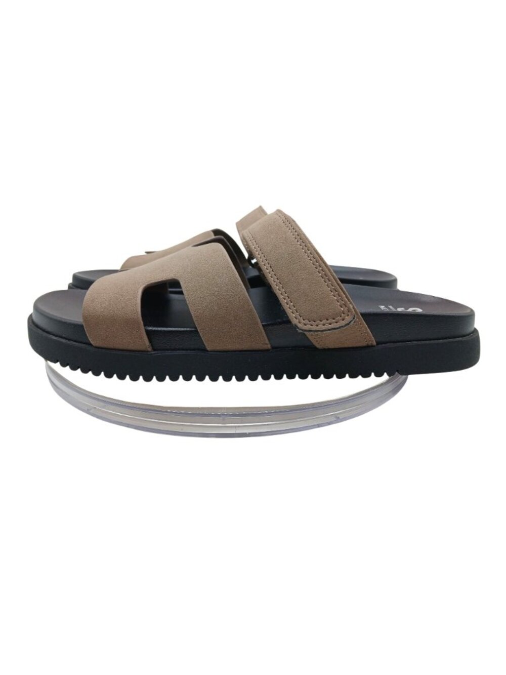SM New York Womens Moana Slide Tan Sandals Size 10 Adjustable Shoes Minimalist - Picture 4 of 13